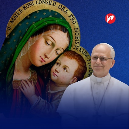 One of the many titles of the Blessed Virgin Mary is Our Lady of Good Counsel with a Feast Day on April 26.