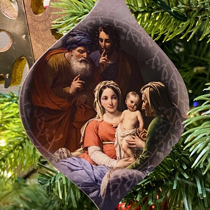 Holy Family: Jesus, Mary & Joseph Jesus with his parents, Joseph and Mary, and his maternal grandparents, Joachim and Anna.
