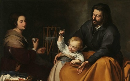 Joseph the Family Man Saint Joseph is the model for all men on how to be strong husbands and fathers.