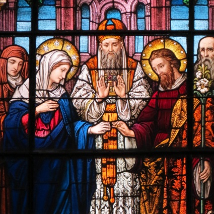 Wedding of Mary & Joseph Mary and Joseph are the standard of holiness for every man and woman united in marriage.