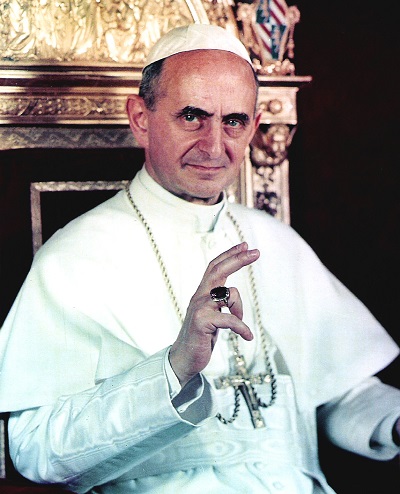 Pope Saint Paul IV Pope Saint Paul VI is the author of the great, prophetic encyclical condemning artificial contraception, Humanae Vitae.