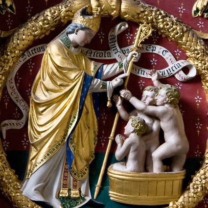 Saint Nicholas, Bishop of Myra Saint Nicholas, lover of the poor and patron saint of children, is a model of how Christians are meant to live.