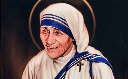 Saint Mother Teresa Mother Teresa of Calcutta is a Roman Catholic saint for her life of service to the poor.