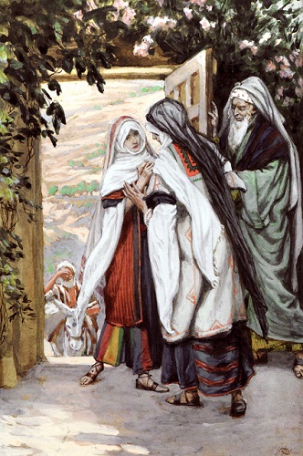 The Visitation The Visitation of the Blessed Virgin Mary to Saint Elizabeth by French painter, James Tissot.